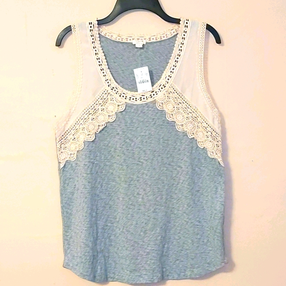 J Crew  Summer  Tank  Large NWT